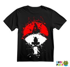 Uchiha Clan Logo Splash Itachi - Naruto - Majica