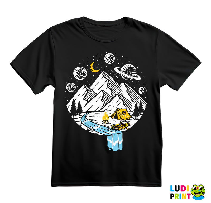 Camp Under The Stars - Planinarenje - Kampovanje - Priroda - Nature - Majica