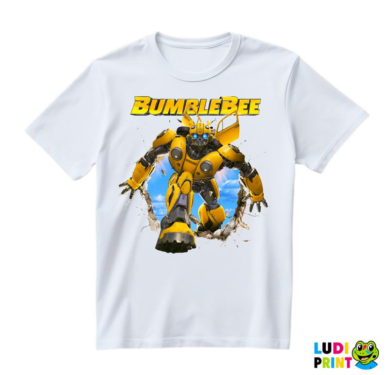 Bumblebee Breaking Through - Transformers - Majica