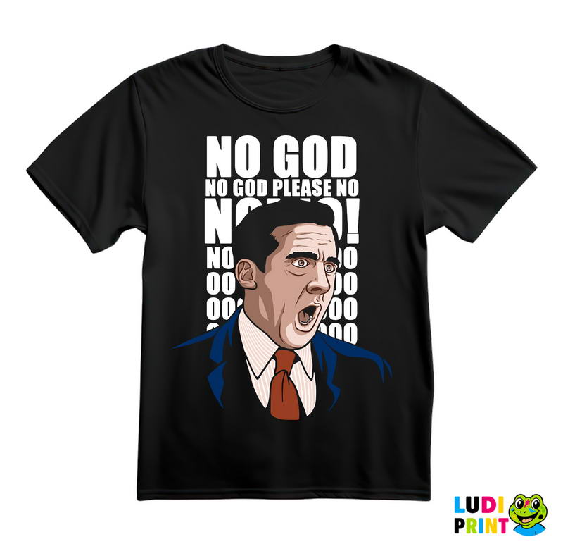Portrait - No God Please No - The Office - Majica