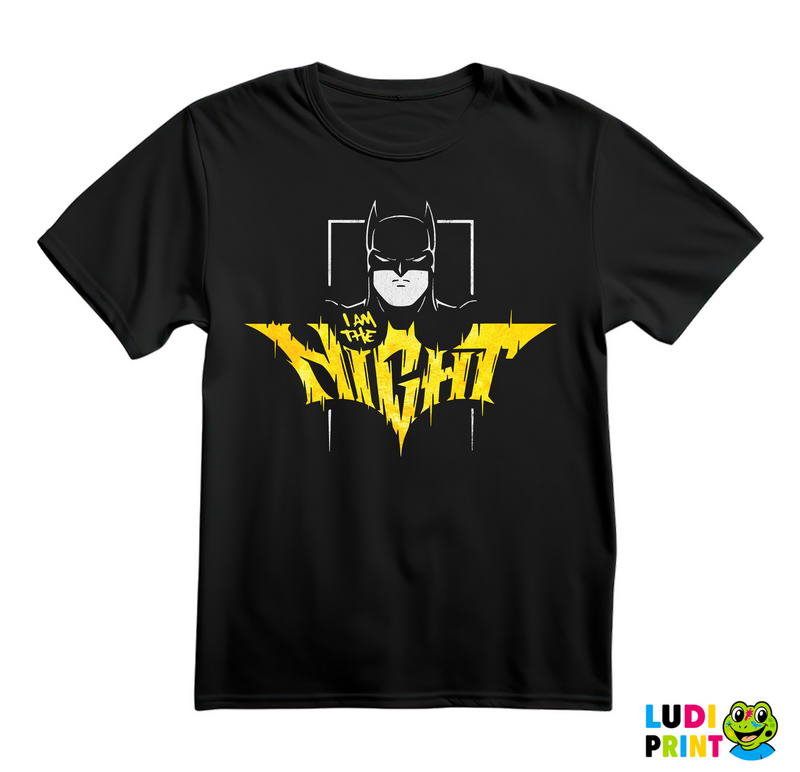 I Am The Night - Yellow Text - Batman - Majica