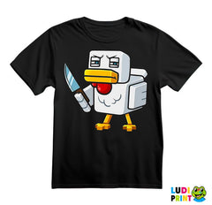 Chicken With A Knife - Minecraft - Majica