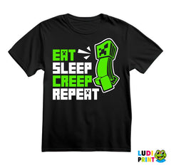 Eat Sleep Creep Repeat - Minecraft - Majica