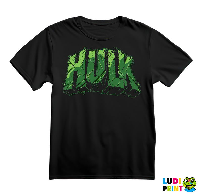 Green Text Logo - Hulk - Avengers - Majica