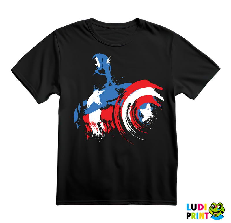 Color Splash - Captain America - Avengers - Majica