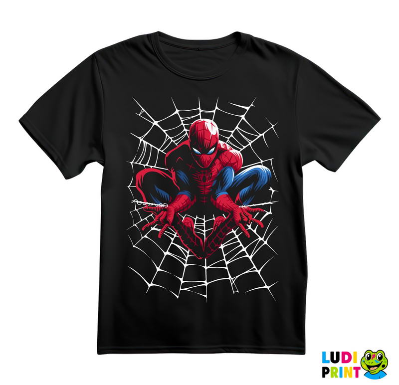 In The Spider Web - SpiderMan - Avengers - Majica