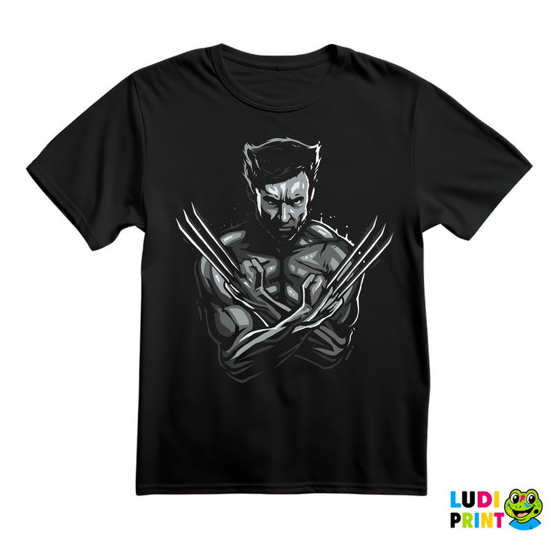 Portrait Splash - Wolverine - Majica