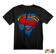 Ripped Shirt - Chest Logo - Superman - Majica