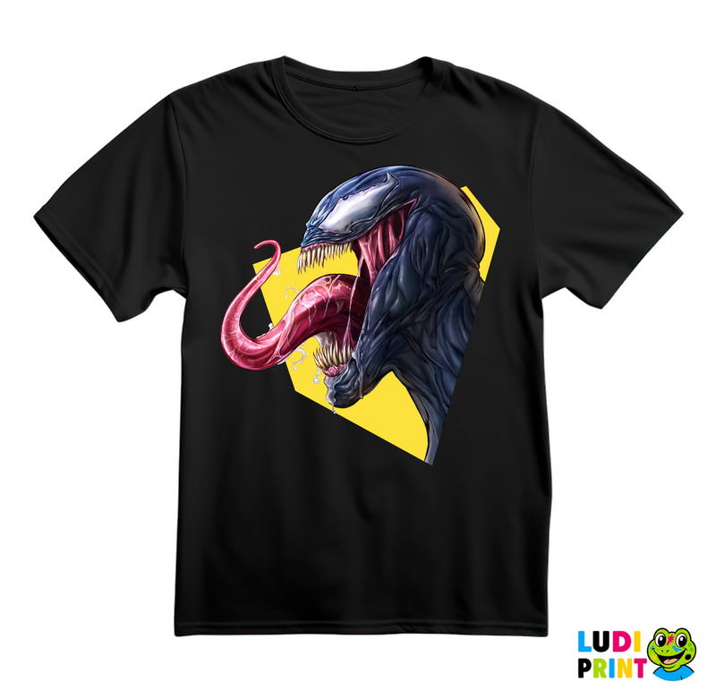 Yellow Background - Venom - Majica