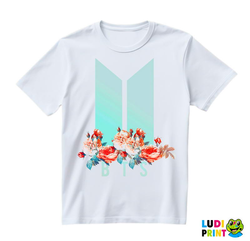 Flowers Logo - BTS - Bangtan Boys - Muzika - Majica