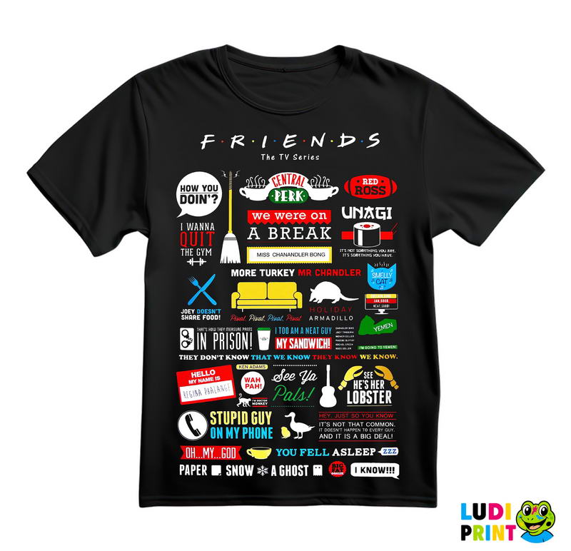 Quotes - Friends - Prijatelji - Majica