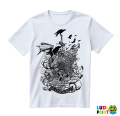 House Sigils: Dragon, Lion, Stag, Dire Wolf, Sun Spear - Brown - Game Of Thrones - GOT - Majica