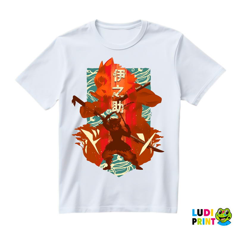 Inosuke Hashibira - Orange - Demon Slayer - Majica