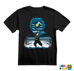 Tanjiro Kamado - Blue - Double Exposure - Demon Slayer - Majica