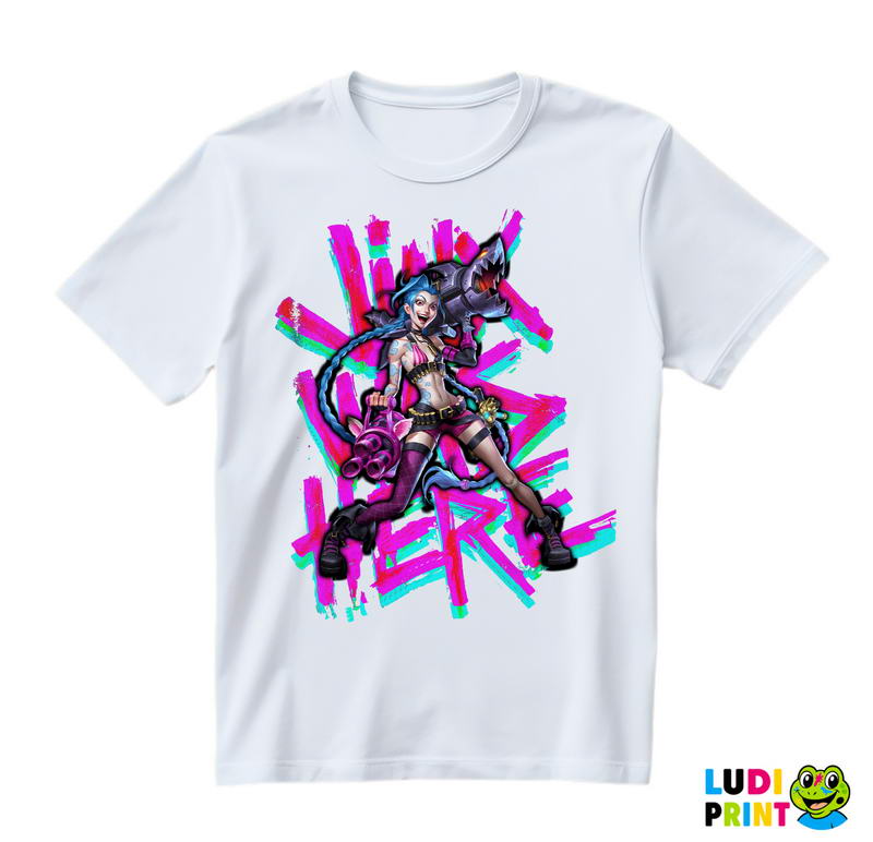 Jinx Was Here - League of Legends - LOL - Arcane - Majica