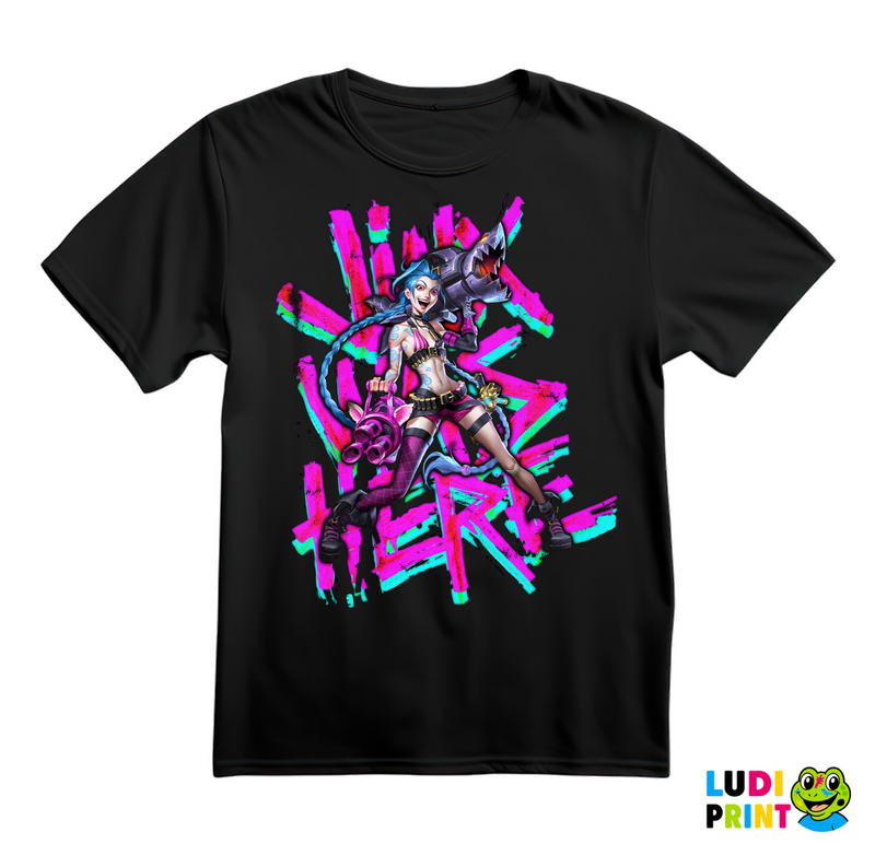 Jinx Was Here - League of Legends - LOL - Arcane - Majica