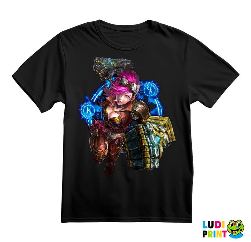 VI - League of Legends - LOL - Arcane - Majica