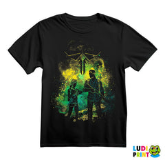 Ellie And Joel - Colors Splash - The Last Of Us - Majica