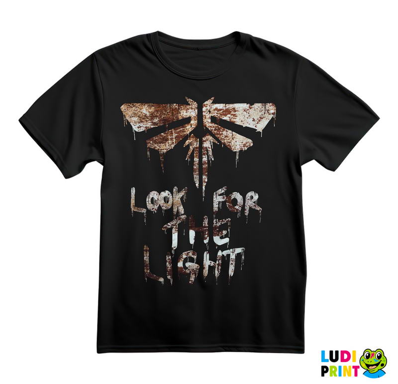 Logo With Ellie And Joel Inside - The Last Of Us - Majica