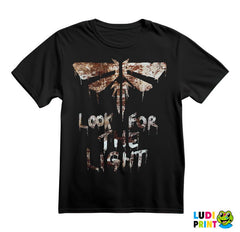 Logo With Ellie And Joel Inside - The Last Of Us - Majica