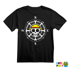 Skull Compass - One Piece - Majica