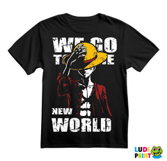We Go To The New World - One Piece - Majica