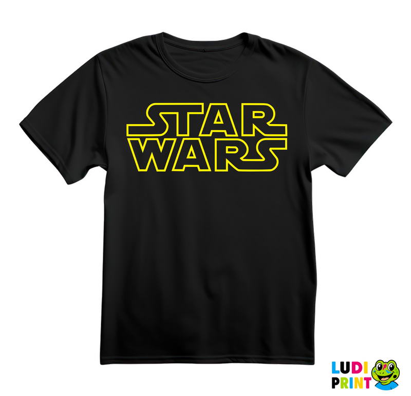 Yellow logo - Star Wars - Majica