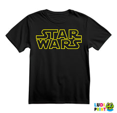 Yellow logo - Star Wars - Majica