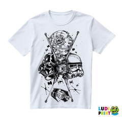 Darth Vader, Stormtrooper And Death Star - Star Wars - Majica