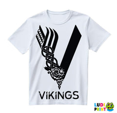 Logo - White - Vikings - Majica