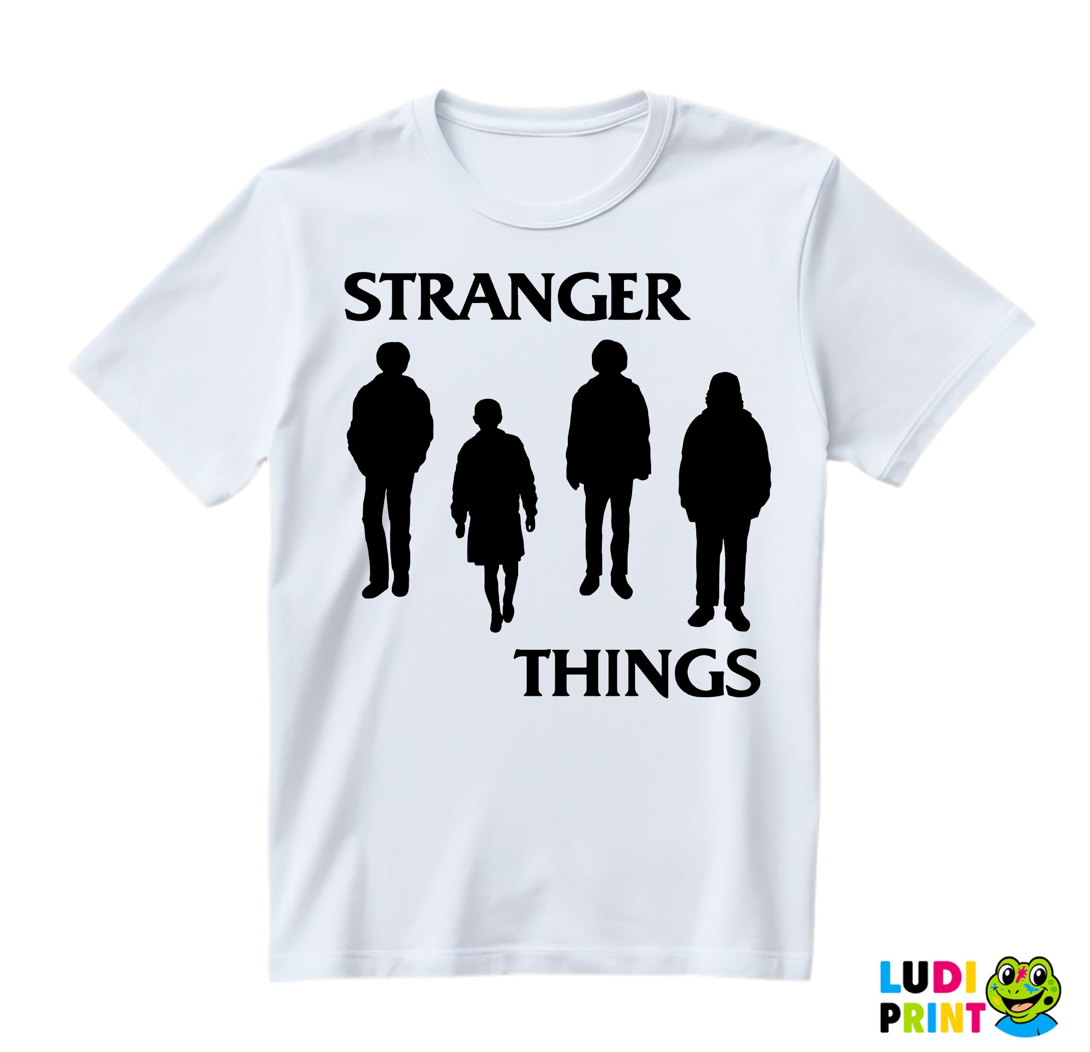 Black Silhouettes - Stranger Things - Majica