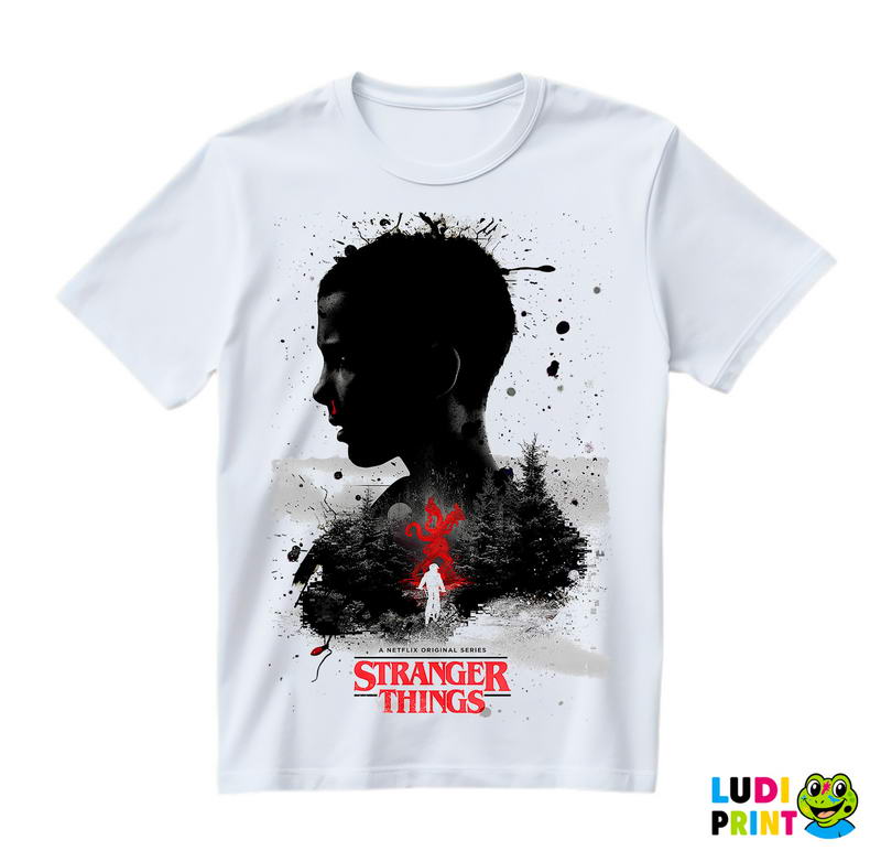 Splashing Eleven - Black - Stranger Things - Majica