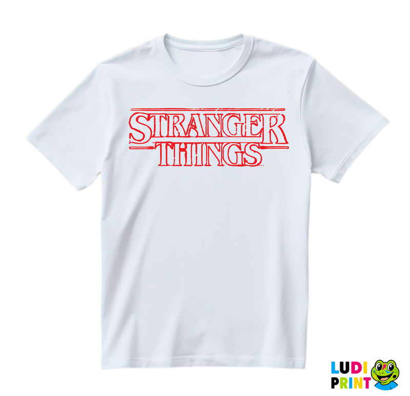 Red Logo - Stranger Things - Majica