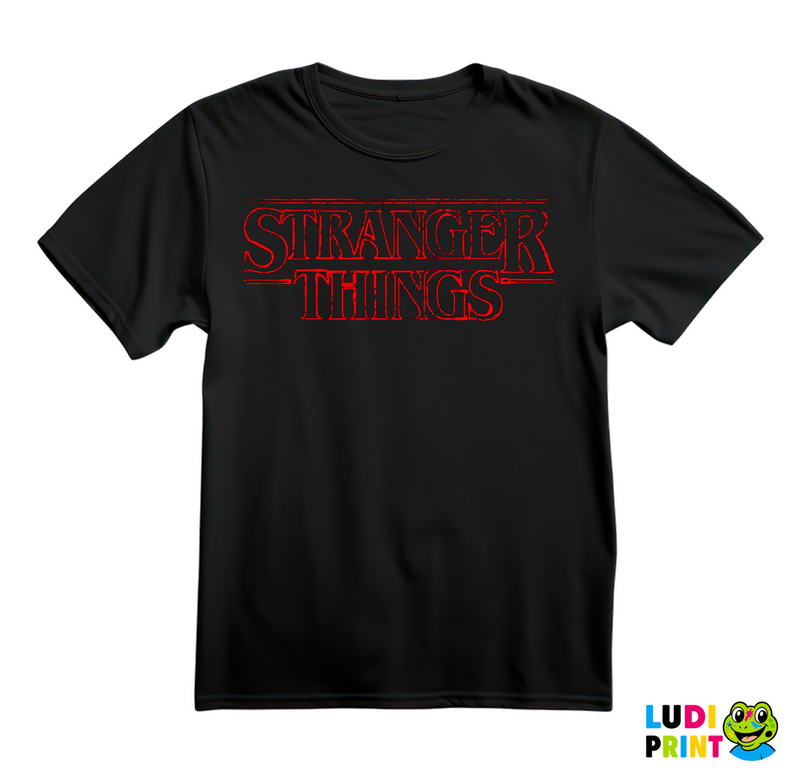 Red Logo - Stranger Things - Majica