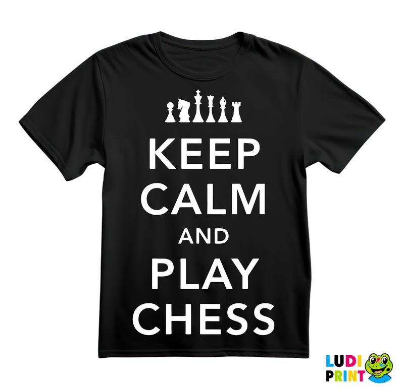 Keep Calm And Play Chess - Queen's Gambit - Majica