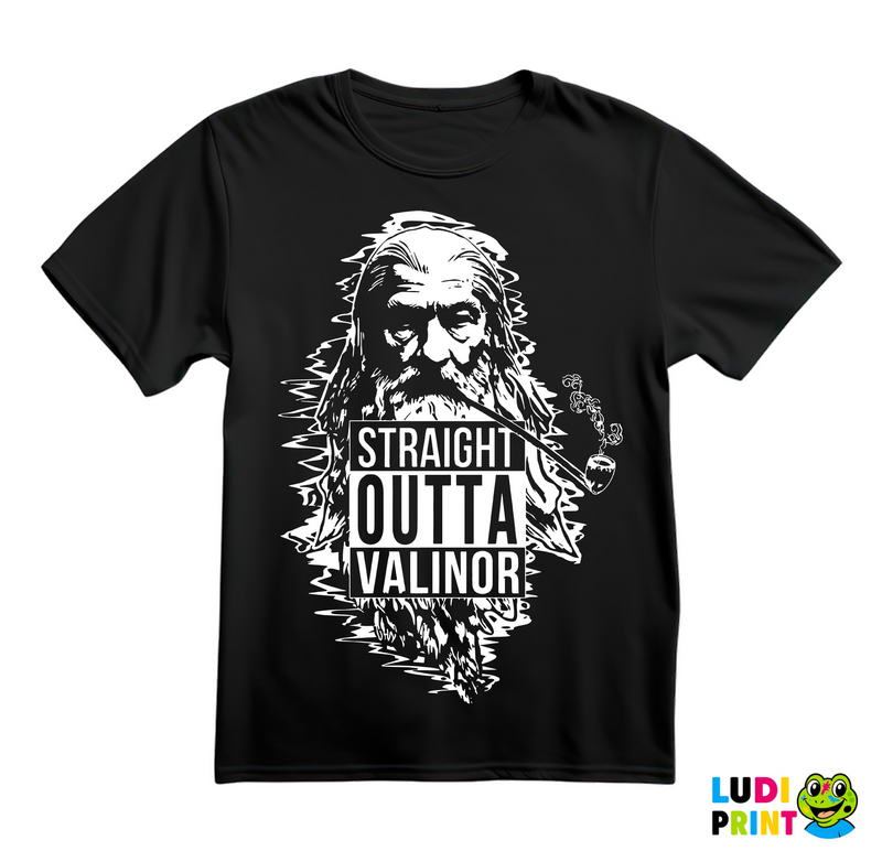 Straight Outta Of Valindor - Gandalf - Lord Of The Rings - LOTR - Majica