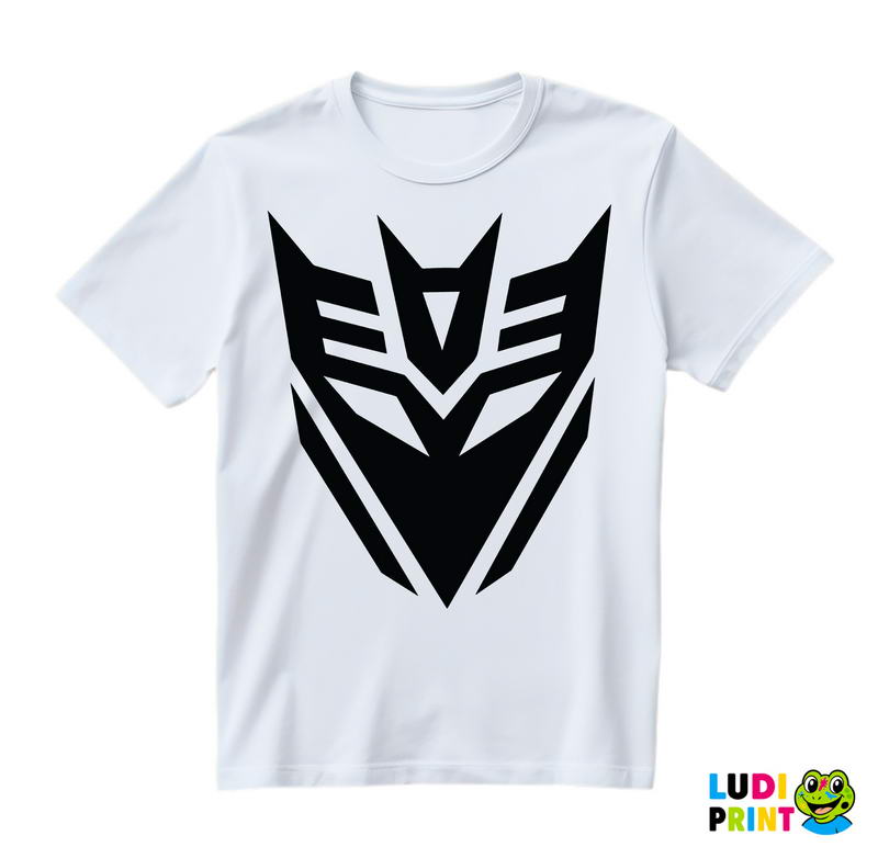 Decepticon Logo - Black - Transformers - Majica