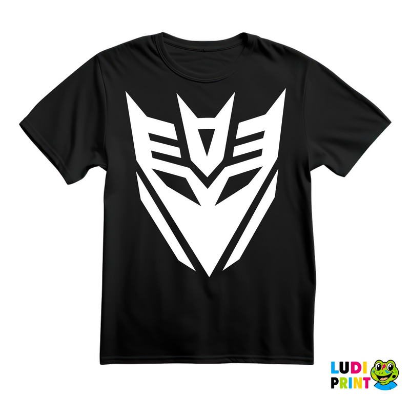 Decepticon Logo - Black - Transformers - Majica
