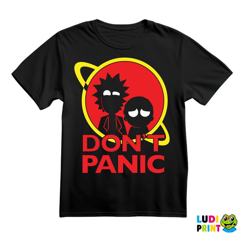 Don't Panic - Rick And Morty - Majica