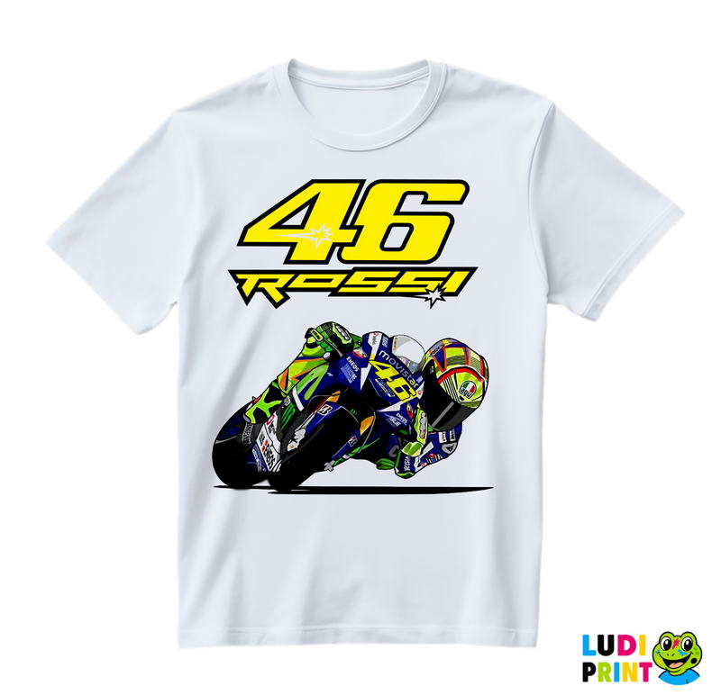 Sliding - Rossi - 46 - MotoGP - Sport - Majica