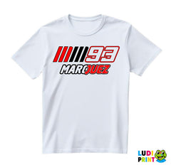 Red, White And Black - Marc Marquez - 93 - MotoGP - Sport - Majica