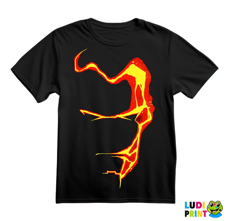 Red And Yellow Conture - Iron Man - Majica