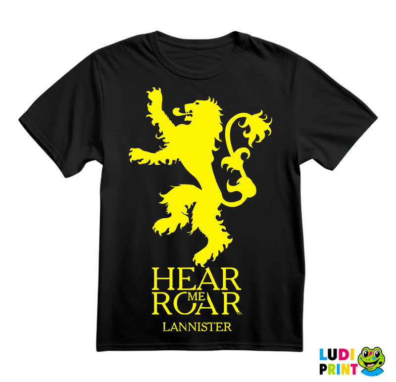 Hear Me Roar - House Lannister - Game Of Thrones - GOT - Majica