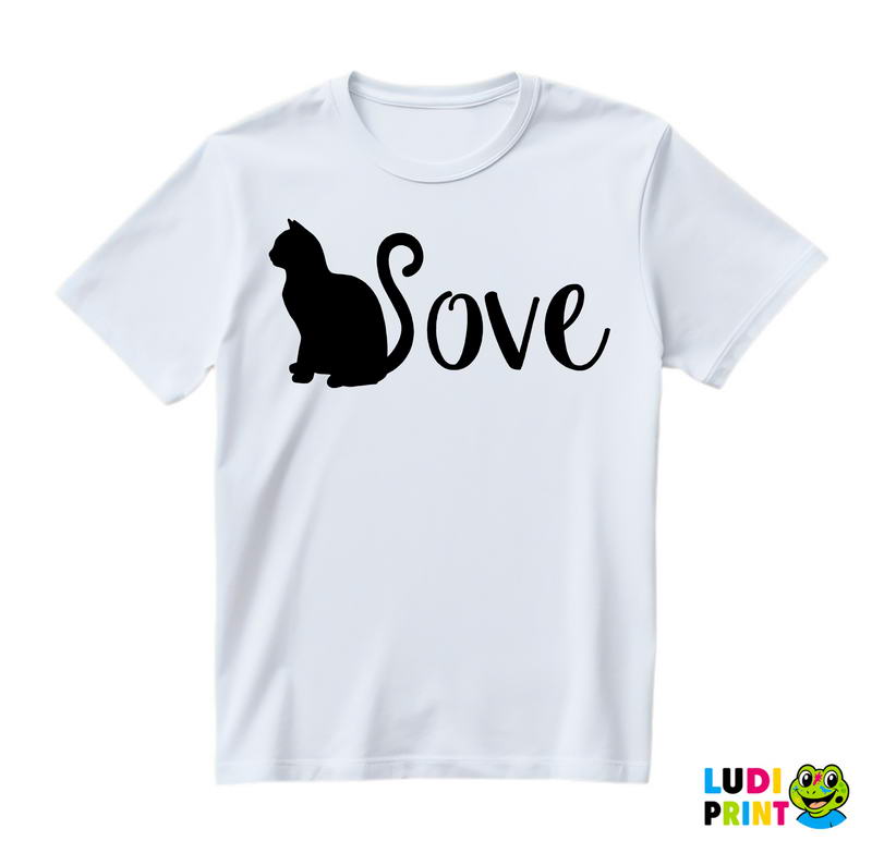 Cat Love - Mačke - Cat - Majica