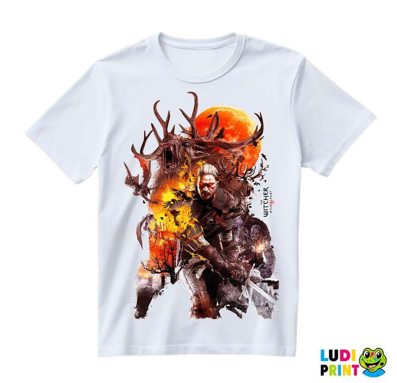 Geralt of Rivia - Fight - The Witcher - Majica