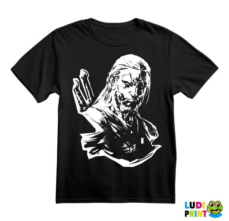 Geralt of Rivia - Sketch - The Witcher - Majica