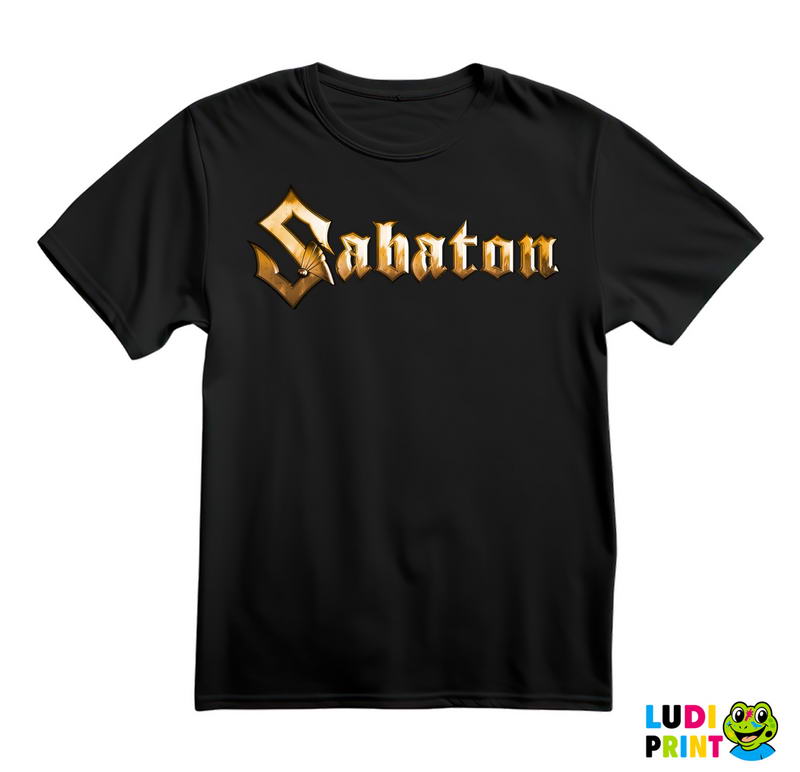 Sabaton - Logo Gold - Muzika - Majica