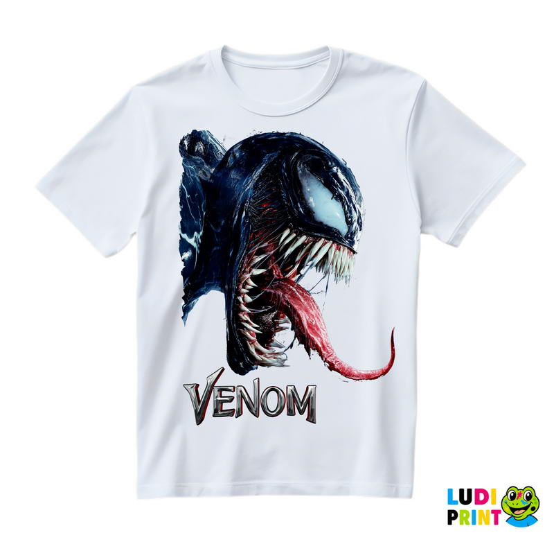 Head And Logo - Venom - Majica