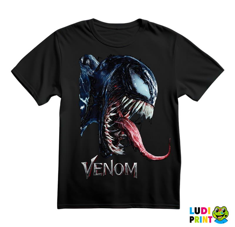 Head And Logo - Venom - Majica