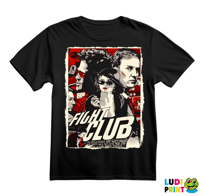 Quotes - Jack, Tyler And Marla - Fight Club - Majica